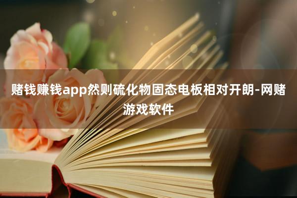 赌钱赚钱app然则硫化物固态电板相对开朗-网赌游戏软件