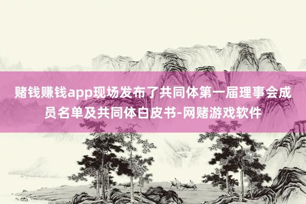 赌钱赚钱app现场发布了共同体第一届理事会成员名单及共同体白皮书-网赌游戏软件