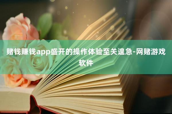 赌钱赚钱app盛开的操作体验至关遑急-网赌游戏软件