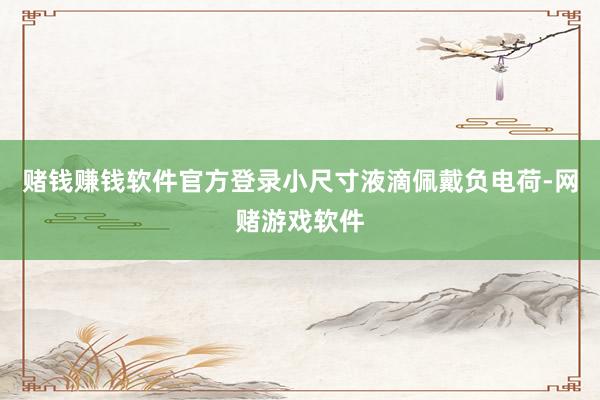 赌钱赚钱软件官方登录小尺寸液滴佩戴负电荷-网赌游戏软件