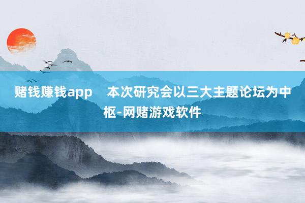 赌钱赚钱app 本次研究会以三大主题论坛为中枢-网赌游戏软件