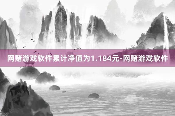网赌游戏软件累计净值为1.184元-网赌游戏软件