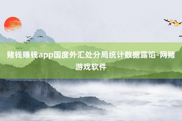 赌钱赚钱app国度外汇处分局统计数据露馅-网赌游戏软件