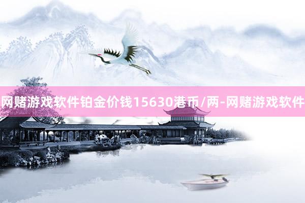 网赌游戏软件铂金价钱15630港币/两-网赌游戏软件
